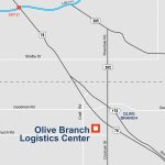 Olive Branch Map