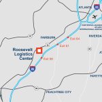 Roosevelt Logistics Center Map